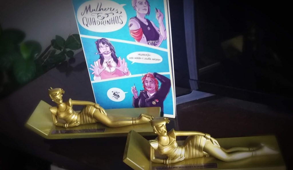 Mulheres & Quadrinhos ganhou dois troféus HQMIX em 2020: Melhor publicação MIX e melhor livro teórico - Foto: divulgação - Skript Editora